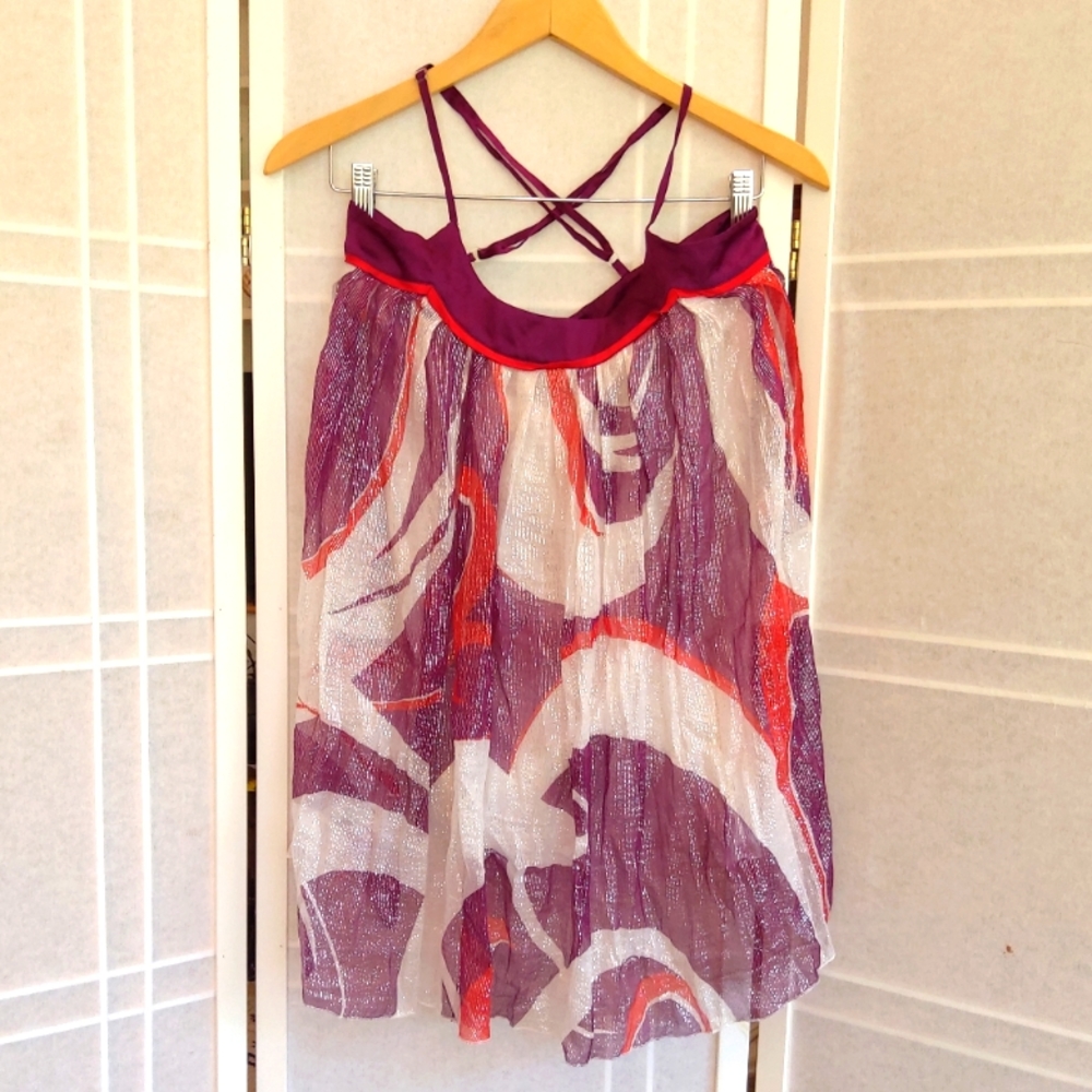 bebe silk blouse top Y2K